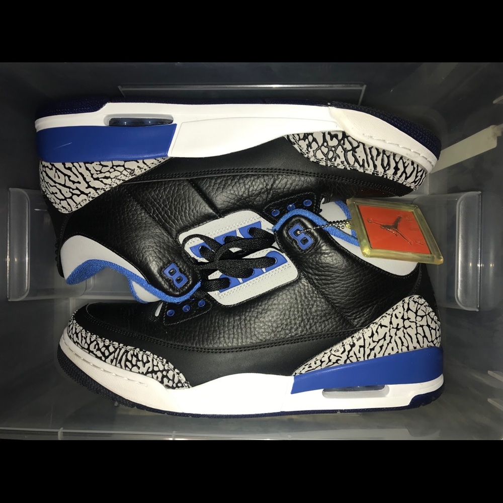 AIR JORDAN 3 RETRO "SPORT BLUE"